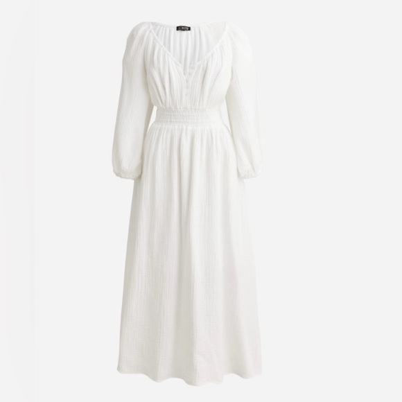 J. CREW midi dress in soft gauze - Picture 1 of 2